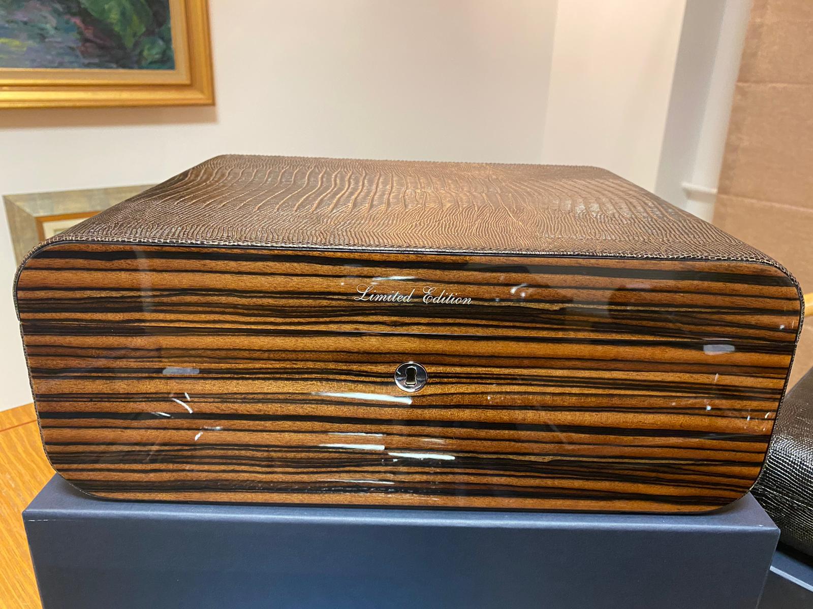 GENTILI HUMIDOR PITON LEATHER LIMITED EDITION Imperiali Brands